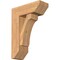 Ekena Millwork Legacy Slat Smooth Bracket w/ Offset Brace, Western Red Cedar, 7 1/2"W x 20"D x 28"H BKT0806X20X28LEC06SWR - alternate 1